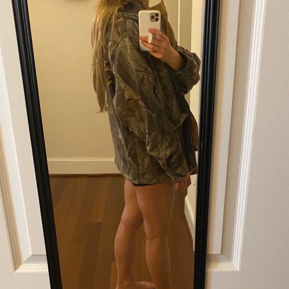 Vintage Woolrich 100% Wool Camo Oversized Men’s Jacket - Picture 4 of 13